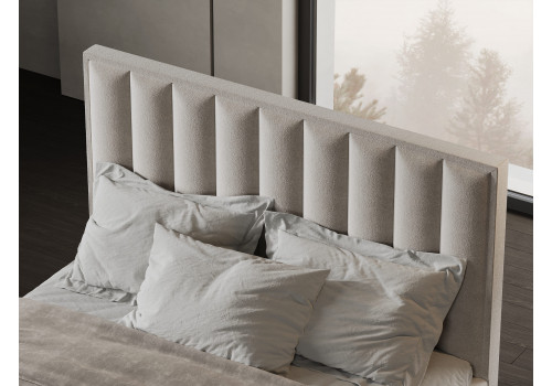 Кровать интерьерная Эмили бежевый 160х200
