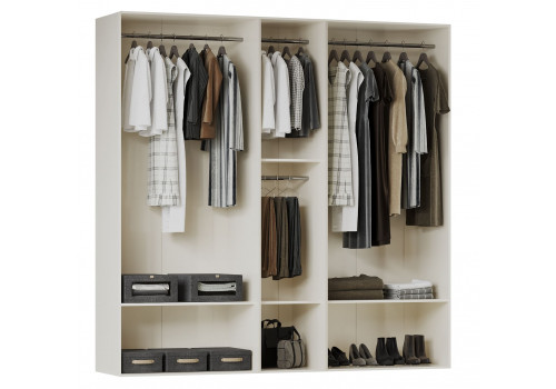 Шкаф Грация бежевый золото 5-ств