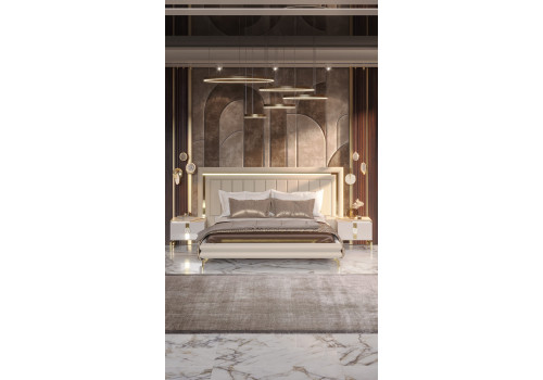 Спальня Грация бежевый золото 4-ств 1,6м