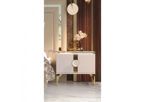 Спальня Грация  серый серебро 4-ств 1,6м