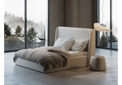 Кровать интерьерная Камила бежевый 160х200