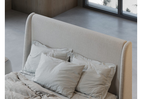 Кровать интерьерная Камила бежевый 160х200