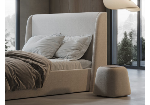 Кровать интерьерная Камила бежевый 160х200