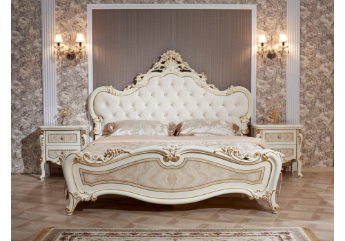 Кровать Констанция крем 180х200