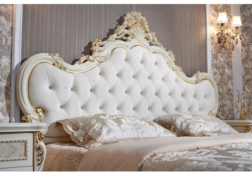 Кровать Констанция крем 180х200