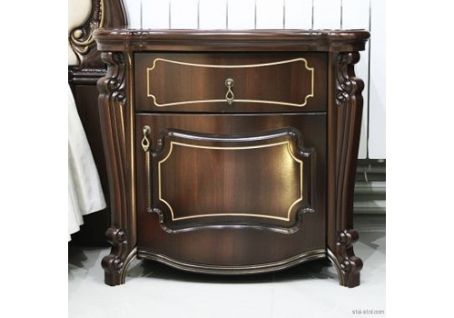 Тумба Лорена темный орех прикроватная левая и правая