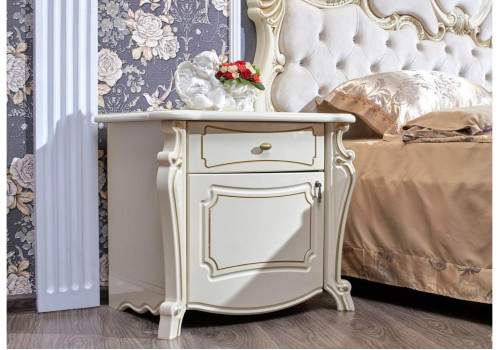 Тумба Лорена крем прикроватная левая и правая