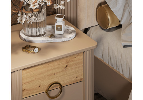 Спальня Мадрид бежевый 4-ств 1,6м