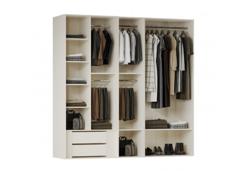 Шкаф Мадрид бежевый 5-ств