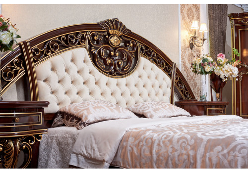 Кровать Марелла темный орех 180х200