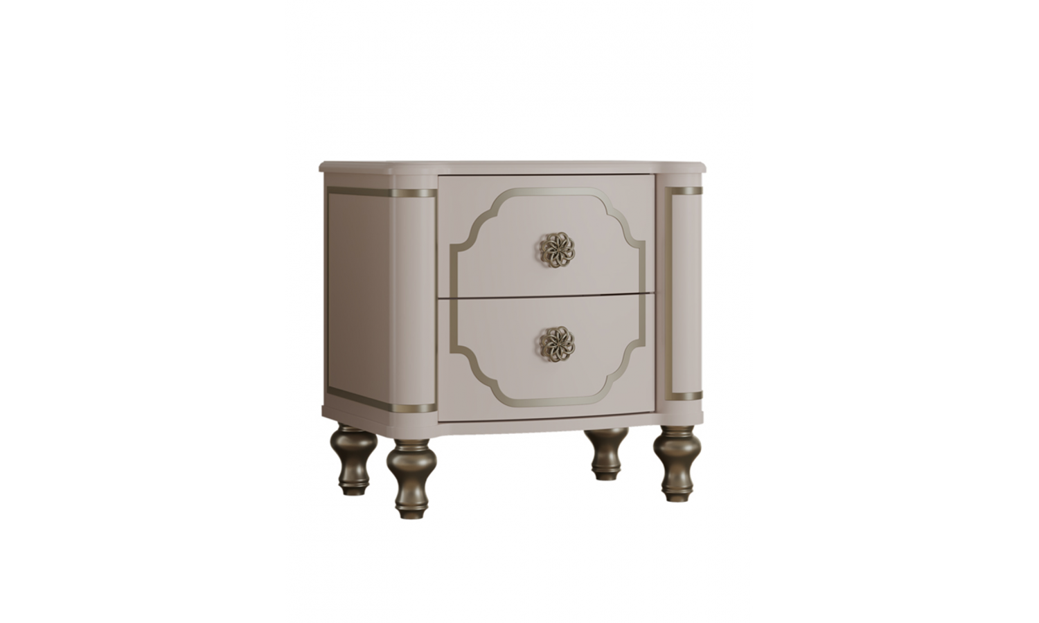 Тумба Мария Бежевый прикроватная 