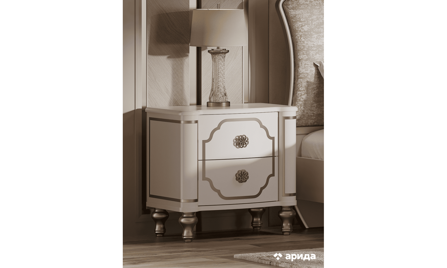 Спальня Мария Бежевый 6-ств 1,8м