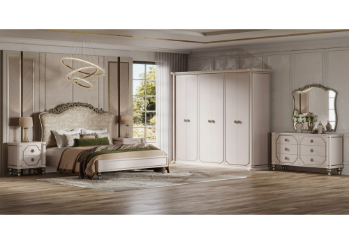 Спальня Мария Бежевый 6-ств 1,8м