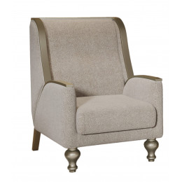 Кресло Мария платина серая