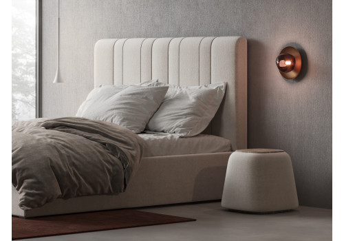 Кровать интерьерная Мелани бежевый 160х200