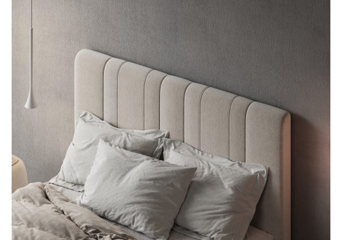 Кровать интерьерная Мелани бежевый 160х200