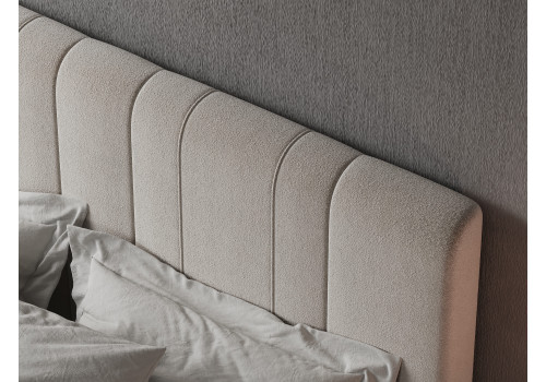 Кровать интерьерная Мелани бежевый 160х200