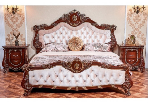 Кровать Монреаль темный орех 180х200