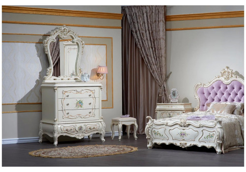 Спальня Шанель крем 2-ств 1,2м