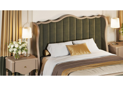 Спальня София бежевый, зеленый 4-ств 1,8м