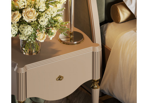 Спальня София бежевый, зеленый 4-ств 1,8м