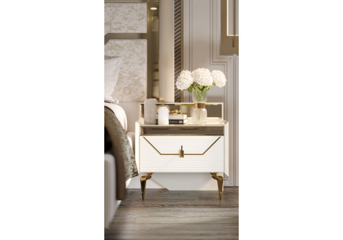 Спальня Стефани крем золото 4-ств 1,8м