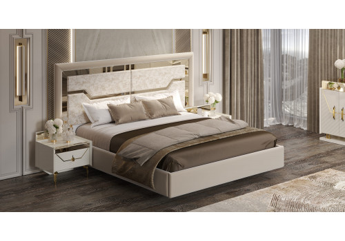 Спальня Стефани крем золото 4-ств 1,8м