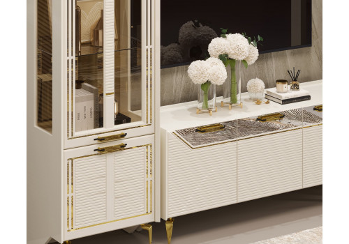 Гостиная Стефани крем золото