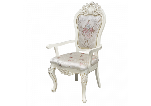 Стул-кресло Венеция Классик крем золото