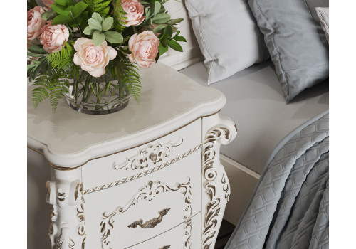 Тумба Венеция Стайл крем прикроватная