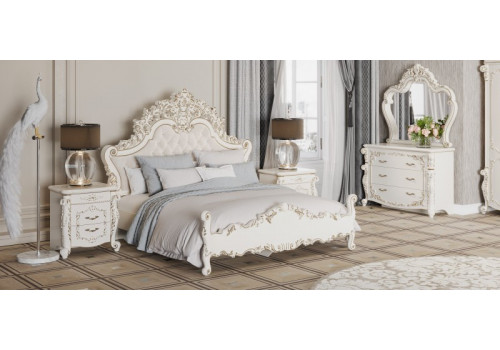 Кровать Венеция Стайл крем 180х200