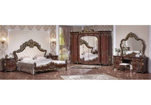 Кровать Венеция темный орех 180х200