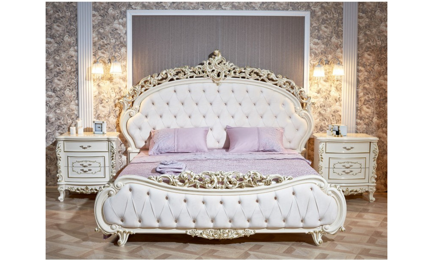 Кровать Версаль крем 180х200