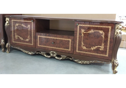 Гостиная ДЖОКОНДА, ТВ группа, орех глянец