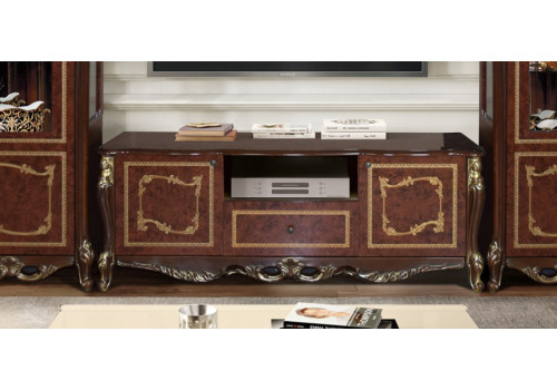 Гостиная ДЖОКОНДА, ТВ группа, орех глянец