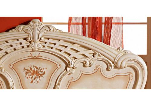 Кровать 2-х спальная 1400*2000 РОЗА Бежевый глянец