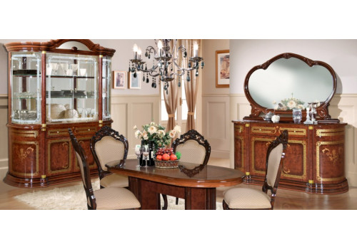 Зеркало в раме РОЗА Орех глянец