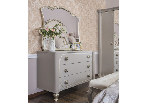 Комод Лали серый камень 3 ящика