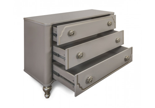 Комод Лали серый камень 3 ящика