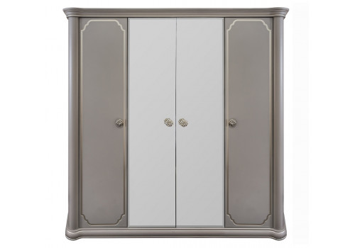 Шкаф Лали серый камень 4-ств