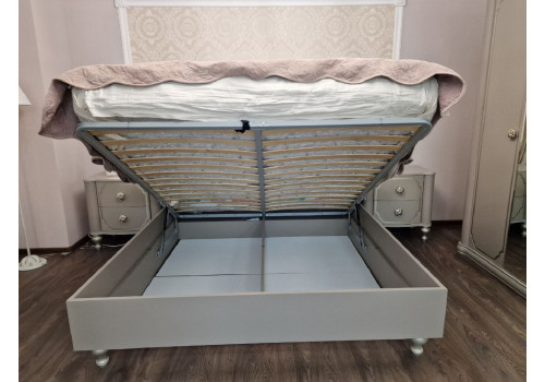 Ящик с подъемным механизмом Лали серый 160х200