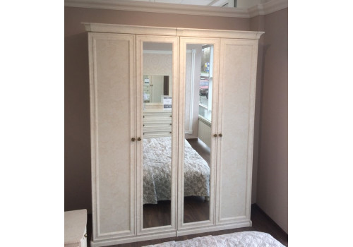 Спальня Афина крем корень 4-ств 1,6м