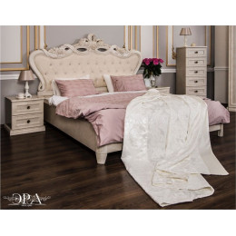 Кровать Афина крем корень 160х200
