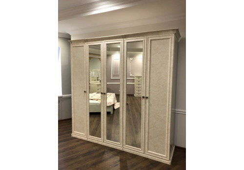 Спальня Афина крем корень 3-ств 1,6м