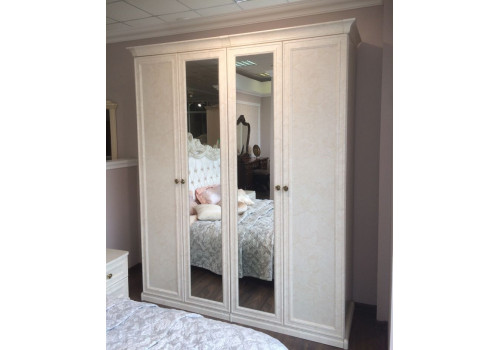 Спальня Афина крем корень 4-ств 1,6м