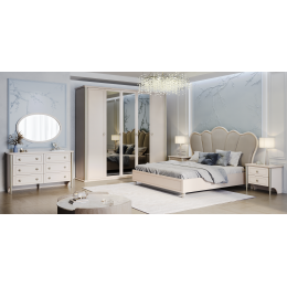 Комод Диана бежевый 6 ящиков