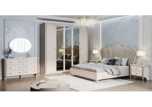 Кровать Диана бежевый 180x200