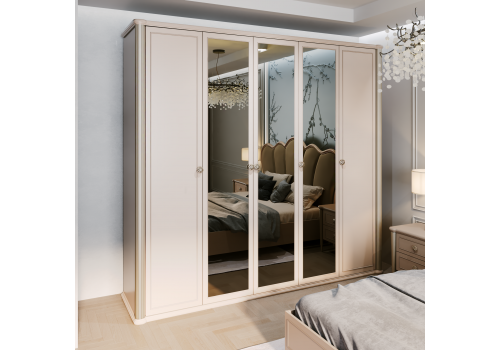 Спальня Диана бежевый 5-ств 1,8м