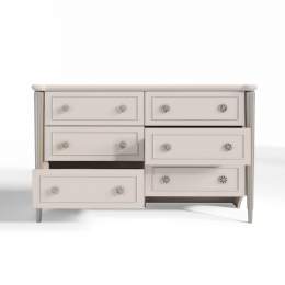 Комод Диана бежевый 6 ящиков