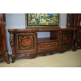 Тумба Джоконда корень дуба глянец в гостиную